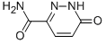 Structure of 3-Pyridazinecarboxamide, 1,6-dihydro-6-oxo-