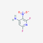 Structure of 2,6-difluoro-3-nitropyridin-4-amine
