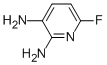 Structure of 2,3-PYRIDINEDIAMINE,6-FLUORO-