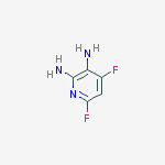 Structure of 2,3-Diamino-4,6-difluoropyridine
