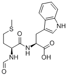 Structure of N-FORMYL-MET-TRP