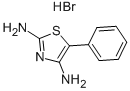 Structure of 2,4-DIAMINO-5-PHENYLTHIAZOLE MONOHYDROBROMIDE