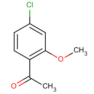 Structure of Ethanone, 1-(4-chloro-2-methoxyphenyl)-