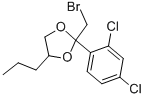 Structure of 2-(Bromomethyl)-2-(2,4-dichlorophenyl)-4-propyl-1,3-dioxolane