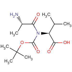L-Valine, N-[(1,1-dimethylethoxy)carbonyl]-L-alanyl-结构式