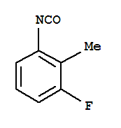 Structure of 3-Fluoro-2-methylphenylisocyanate
