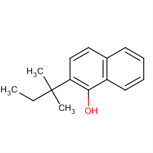 Structure of 1-Naphthalenol, 2-(1,1-dimethylpropyl)-
