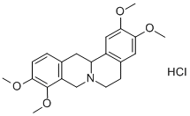 Structure of TETRAHYDROPALMATINE HYDROCHLORIDE