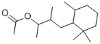 Structure of alpha,beta,2,2,6-pentamethyl-cyclohexanepropanoacetate