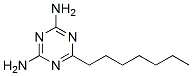 Structure of 6-heptyl-1,3,5-triazine-2,4-diamine