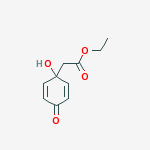 Structure of Ethyl 1-hydroxy-4-oxo-2,5-cyclohexadien-1-acetate