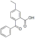 2-benzoyl-5-ethyl-benzoic acid结构式