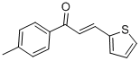 Structure of 3-(2-THIENYL)-1-(P-TOLYL)-PROP-2-EN-1-ONE