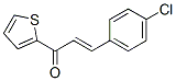 Structure of 1-(2-THIENYL)-3-(4-CHLOROPHENYL)-2-PROPEN-1-ONE