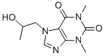 Chemical structure of PROXYPHYLLINE