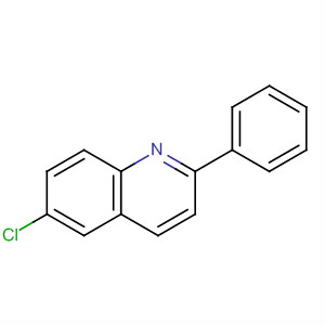 2-苯基-6-氯喹啉结构式