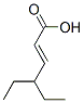 Structure of (E)-4-ethylhex-2-enoic acid