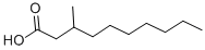 Structure of 3-METHYLDECANOIC ACID