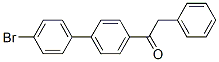 Structure of 1-(4-bromo[1,1-biphenyl]-4-yl)-2-phenylethan-1-one