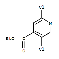2，5-二氯异烟酸乙酯结构式