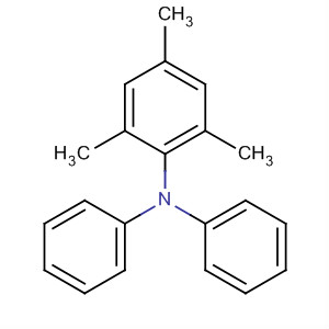 Structure of Benzenamine, 2,4,6-trimethyl-N,N-diphenyl-