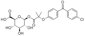 Structure of FENOFIBRYL GLUCURONIDE
