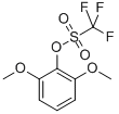 2,6-二甲氧基苯基三氟甲磺酸酯结构式