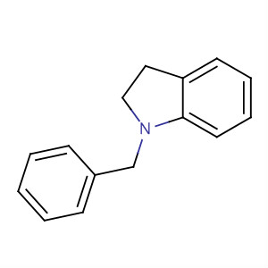 Structure of 1H-Indole, 2,3-dihydro-1-(phenylmethyl)-