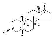 Structure of 3-BETA,17-BETA-DIHYDROXYETIOCHOLANE