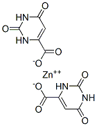 Structure of bis(1,2,3,6-tetrahydro-2,6-dioxopyrimidine-4-carboxylato-N3,O4)zinc