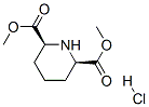 Structure of (2R,6S)-2,6-PIPERIDINEDICARBOXYLIC ACID DIMETHYL ESTER HYDROCHLORIDE