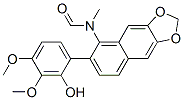 Structure of N-[6-(2-HYDROXY-3,4-DIMETHOXY PHENYL)NAPHTHO[2,3-D][1,3]DIOXOL-5-YL]-N-METHYLFORMAMIDE