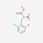 Structure of 2-Chloro-6-fluoro-Dl-phenylalanine
