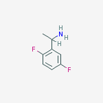 BENZENEMETHANAMINE, 2,5-DIFLUORO-ALPHA-METHYL-结构式