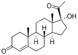17α-羟孕酮结构式
