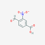 Structure of BENZOIC ACID 4-FORMYL-3-NITRO-