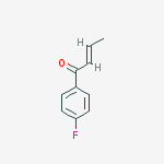 Structure of 2-BUTEN-1-ONE,1-(4-FLUOROPHENYL)-,(2E)-