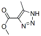 Structure of 1H-1,2,3-TRIAZOLE-4-CARBOXYLIC ACID 5-METHYL-,METHYL ESTER