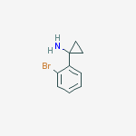 Structure of 1-(2-BROMOPHENYL)CYCLOPROPANAMINE