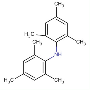 Structure of Benzenamine, 2,4,6-trimethyl-N-(2,4,6-trimethylphenyl)-
