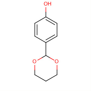 Phenol, 4-(1,3-dioxan-2-yl)- 的化学结构式