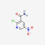 Structure of 2-chloro-5-nitropyridine-3-carboxamide