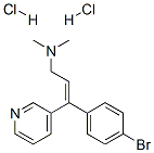 Structure of (Z)-3-(4-bromophenyl)-N,N-dimethyl-3-(3-pyridyl)allylamine dihydrochloride