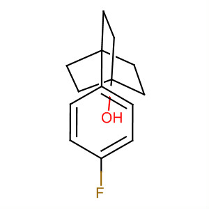 Structure of Bicyclo[2.2.2]octan-1-ol, 4-(4-fluorophenyl)-