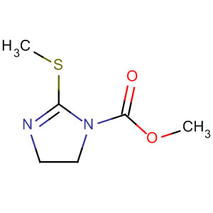 1H-Imidazole-1-carboxylic acid, 4,5-dihydro-2-(methylthio)-, methylester结构式