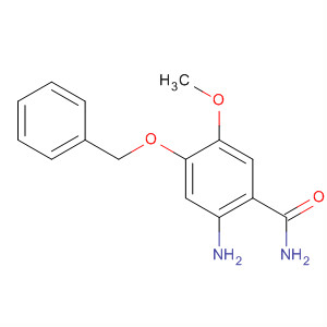 Structure of Benzamide, 2-amino-5-methoxy-4-(phenylmethoxy)-