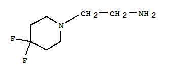 Structure of 2-(4,4-DIFLUOROPIPERIDIN-1-YL)ETHYLAMINE