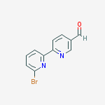 Structure of 6-BROMO-2,2-BIPYRIDINE-5-CARBOXALDEHYDE