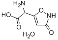 Structure of IBOTENIC ACID MONOHYDRATE