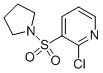 Structure of 2-Chloro-3-(pyrrolidin-1-ylsulphonyl)pyridine